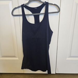 Fabletics Navy Racerback Tank Top